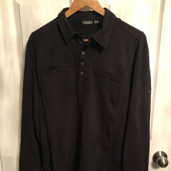 MEXX Long Sleeve Stretch Pocket Front Shirt -‎ Size L - Picture 3 of 5